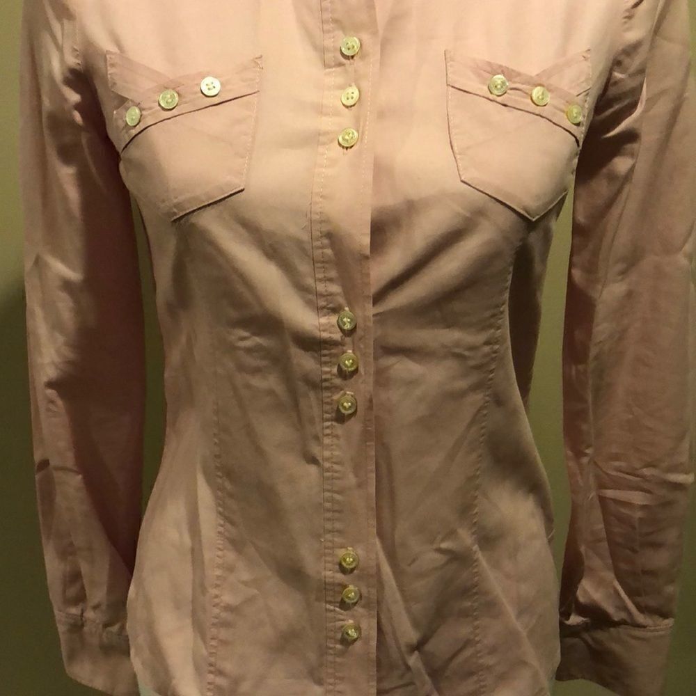 Marc Jacobs Pink Collared Button-Down Shirt - Picture 3 of 6